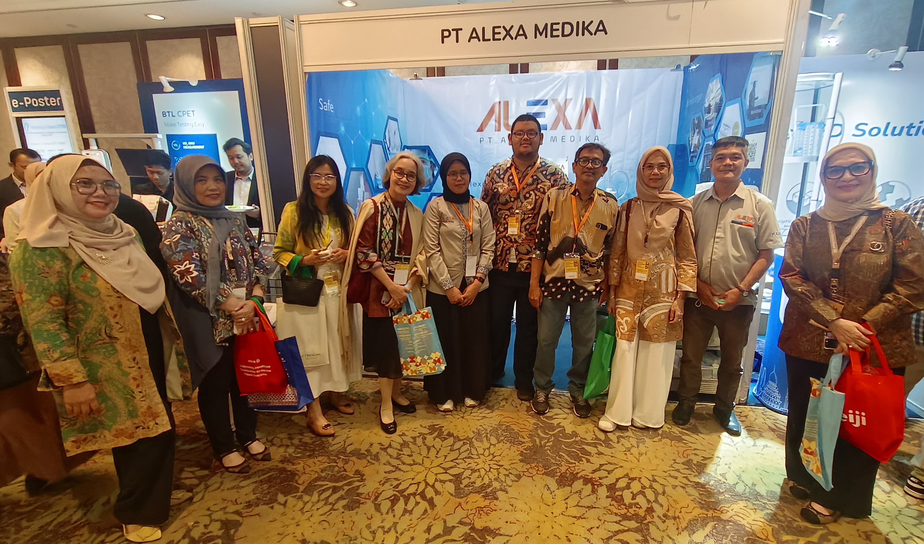 Alexa Medika Hadir pada acara RESPINA yang ke 26 di Hotel Sangri-La Jakarta