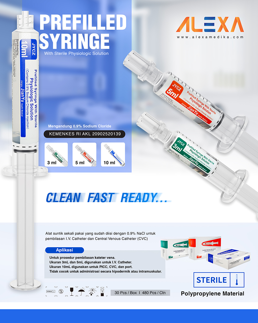 Kelebihan Rumah Sakit di Indonesia Bila Menggunakan Prefilled Syringe (PFS) JIANYU