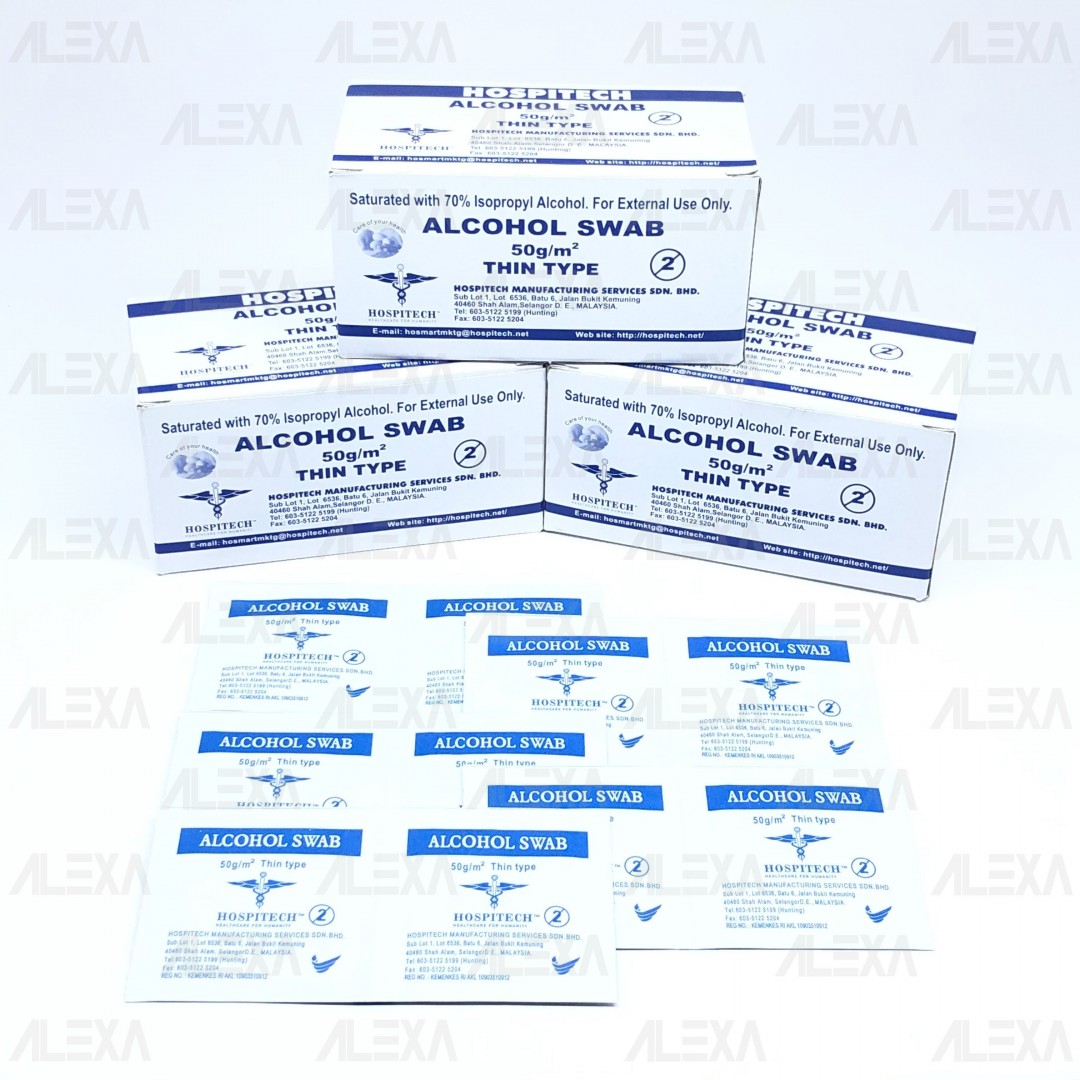 HOSPITECH ALCOHOL SWAB SH-890-2 (THIN TYPE)