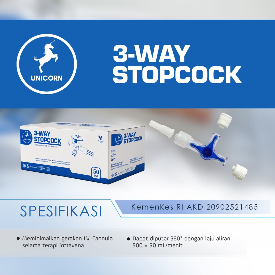 Unicorn 3-Way Stopcock