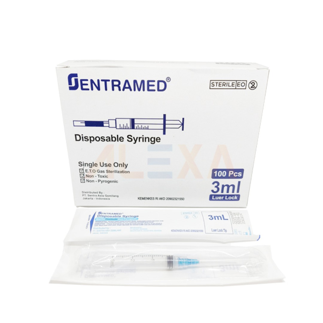 SENTRAMED Disposable Syringe with Needle