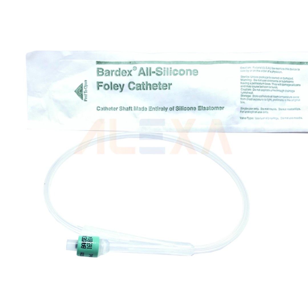 BARDEX ALL-SILICONE 2-WAY FOLEY CATHETER