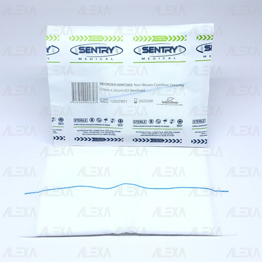 NON-WOVEN COMBINE DRESSING 10 CM X 20 CM