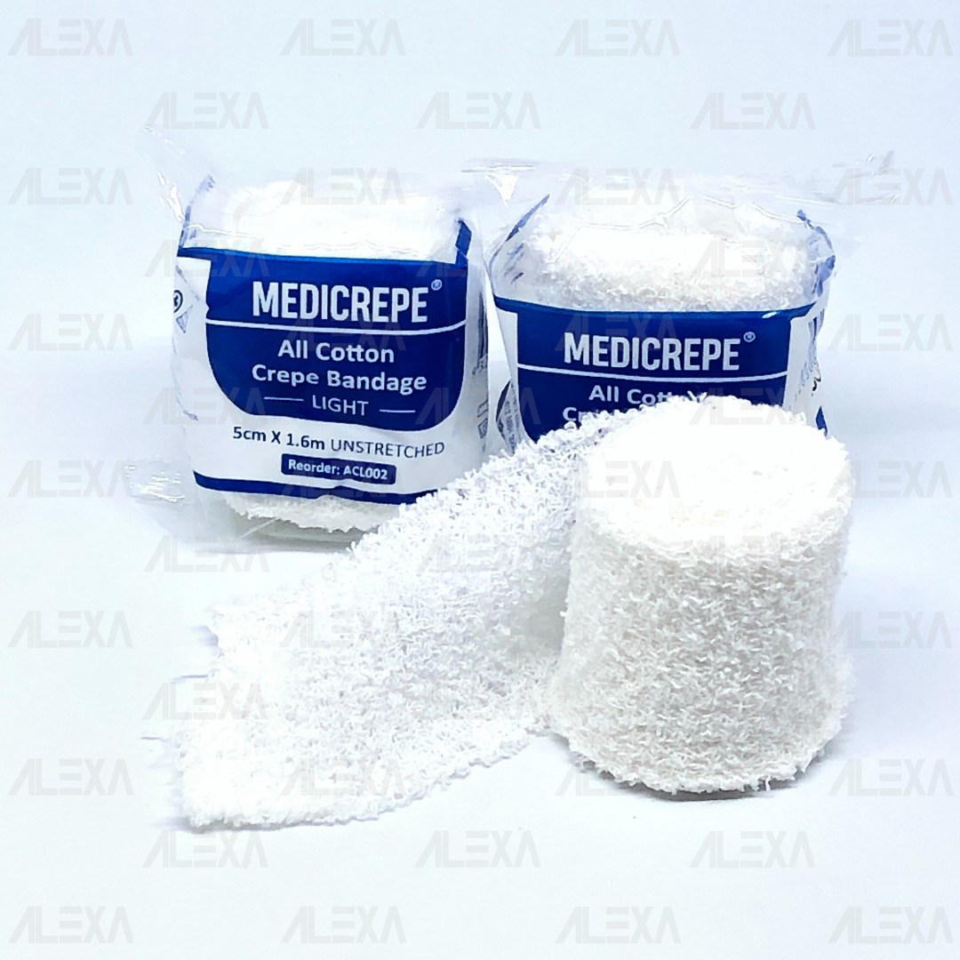 MEDICREPE® ALL COTTON CREPE BANDAGE (LIGHT WEIGHT)